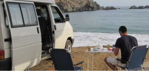 La cocina en nuestra furgoneta camper