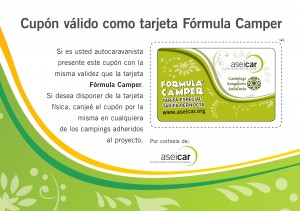 cupon tarjeta formula camper