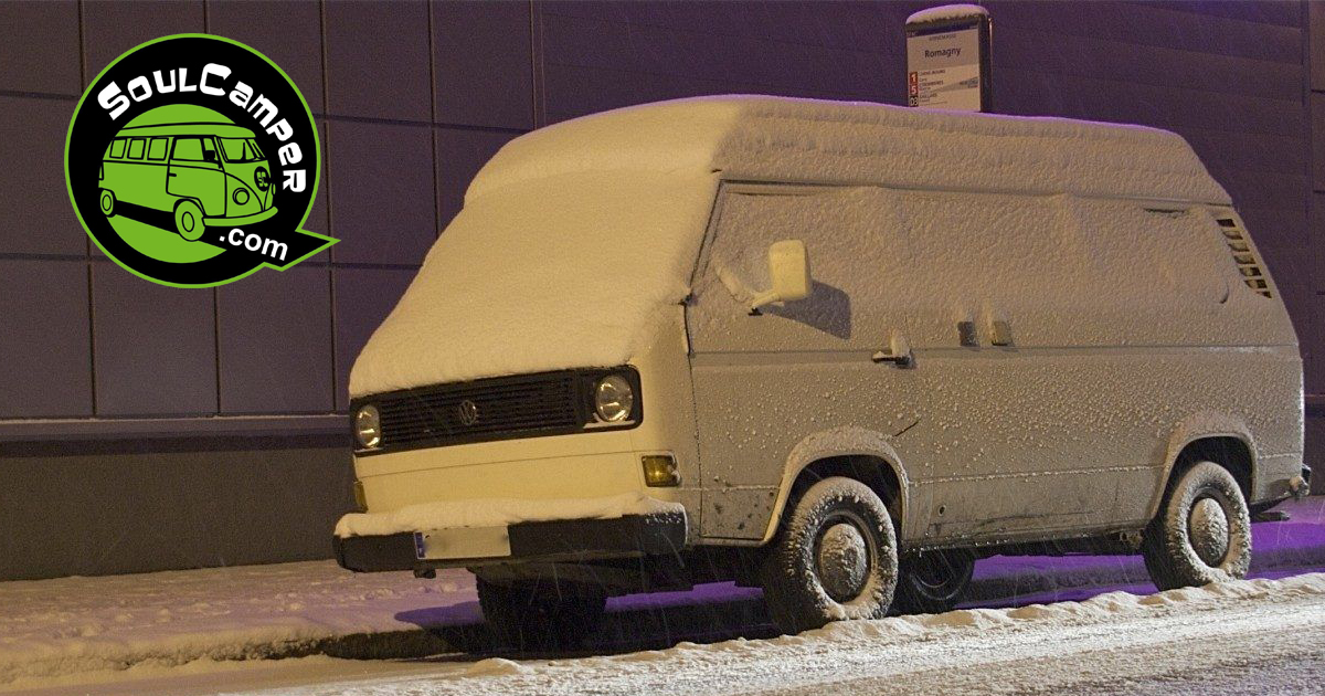 Prepara tu furgoneta camper para el invierno