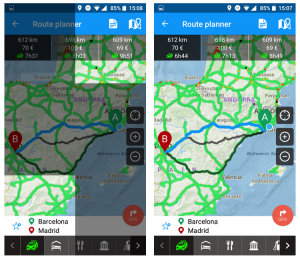 distancia gps caravana app