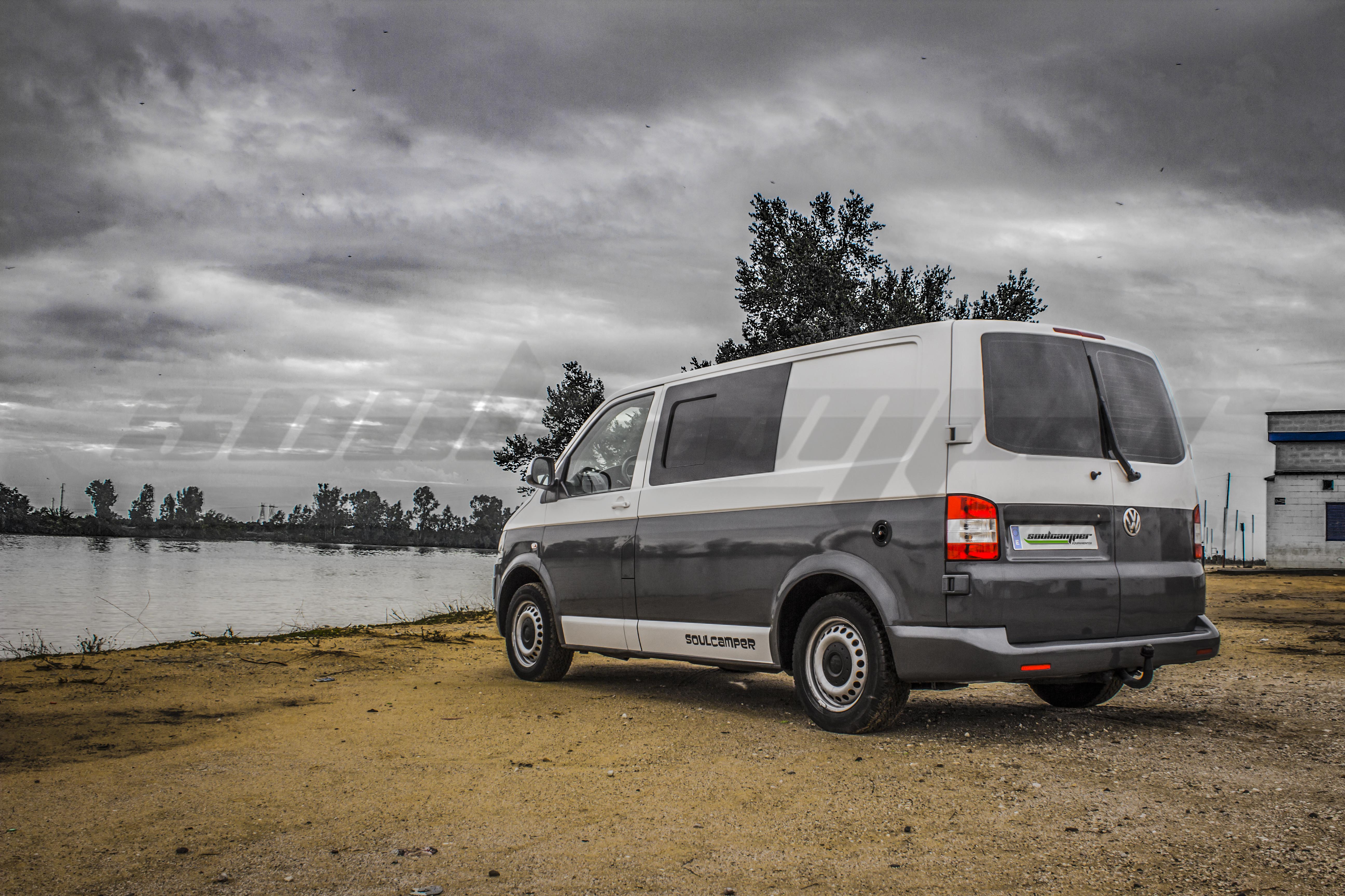 Camperizar Furgoneta Volkswagen Shuttle Caravelle T5 T6 corta